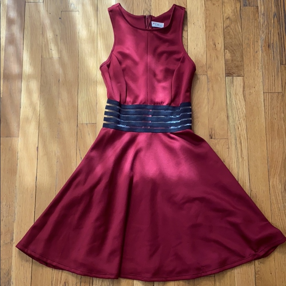 Burgundy Dress